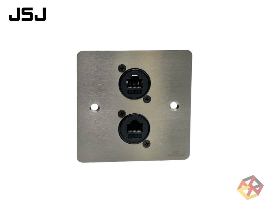 JSJ CAT6 FACEPLATE        