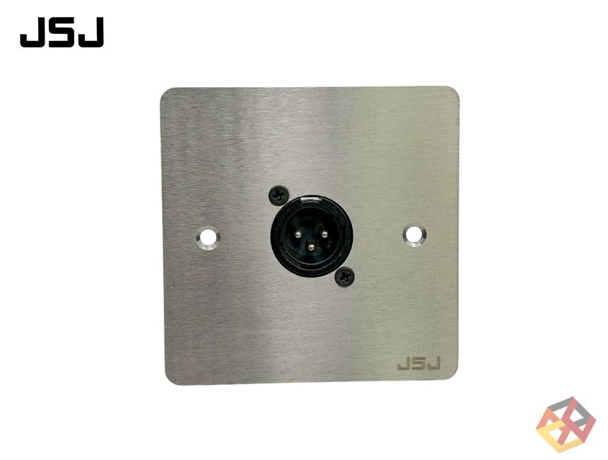 JSJ XLR MALE FACEPLATE    