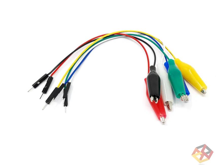 CROCODILE CLIP WITH PIGTAI