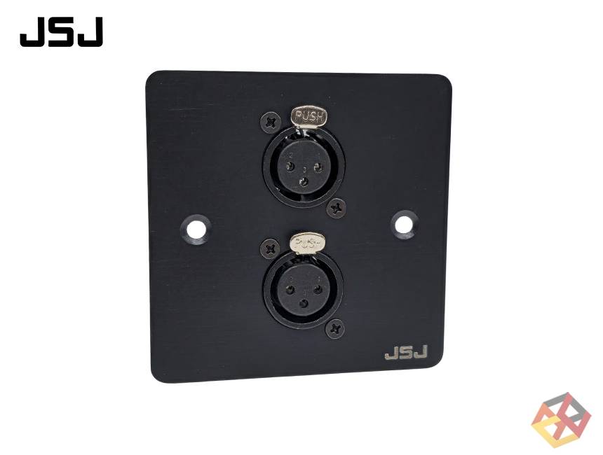 XLR FEMALE FACEPLATE      