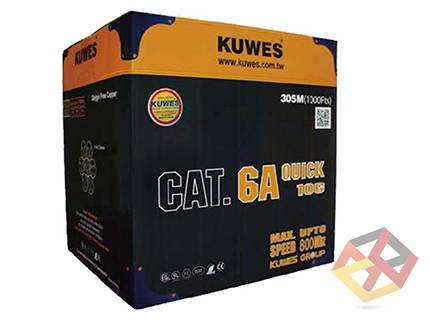 KUWES CAT6A 10AWG BLACK