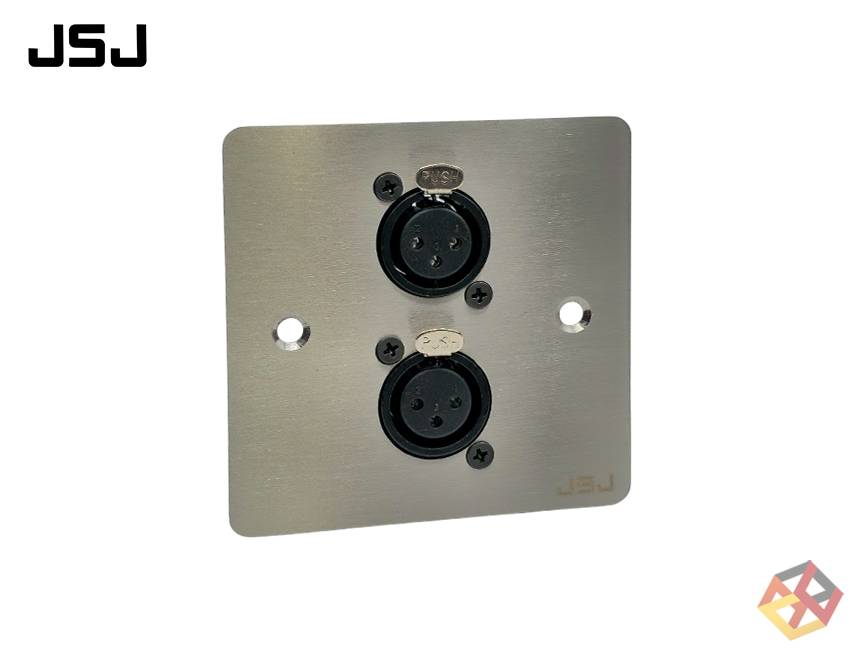 JSJ XLR FEMALE FACEPLATE  