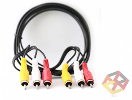 3RCA CABLE MALE TO MALE